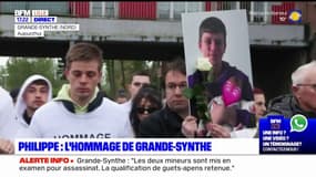 Grande-Synthe: plus d'un millier de personnes ont rendu hommage à Philippe