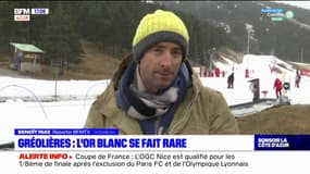 Gréolières (Alpes-Maritimes): l'or blanc se fait de plus en plus rare dans les stations de ski