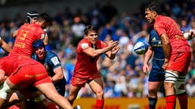 Antoine Dupont face au Leinster, le 14 mai 2022. 