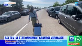  Aix TGV: le stationnement sauvage verbalisé