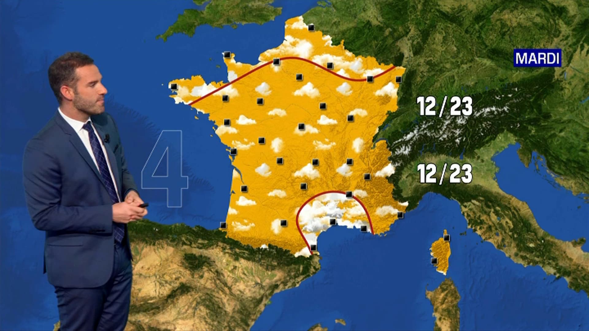 Prévisions météo du mardi 19 octobre 2021