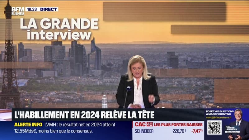 L'habillement en 2024 relève la tête