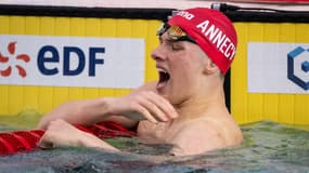 Rafael Fente-Damers lors des championnats de France de natation, le 18 juin 2024.