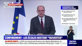 Jean Castex: "Seuls les commerces vendant des biens et des services de première nécessité seront autorisés à ouvrir"