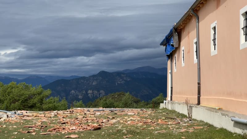 Vallée de la Vésubie: la Madone d'Utelle dans un état catastrophique après le passage de la tempête Aline
