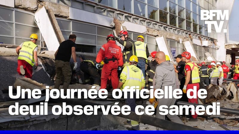 Au moins 12 morts dans l'effondrement d'un toit de gare en Serbie