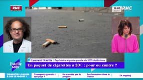 Le paquet de cigarettes à 20€ : "C'est une excellente idée !" selon le psychiatre Laurent Karila 