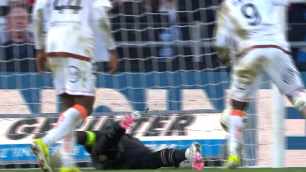 La boulette de Mandanda face à Lorient, le 3 mars 2024. La boulette de Mandanda face à Lorient, le 3 mars 2024.