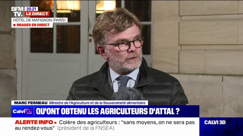 Syndicats agricoles reçus à Matignon: 