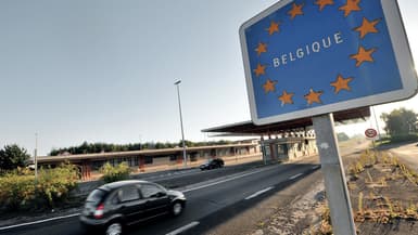 Les frontières de la Belgique.