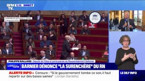 Motion de censure: "Notre vote ne fait aucun doute ce soir", affirme Philippe Balard (RN)