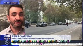Moins de voitures en Ile-de-France: "la fermeture des voies sur berge a été catastrophique", affirme Pierre Chasseray, de l'association 40 millions d'automobilistes, qui considère que la politique de mobilités d'Anne Hidalgo est "un fiasco"