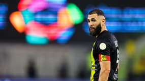 Karim Benzema avec Al-Ittihad le 10 novembre 2023