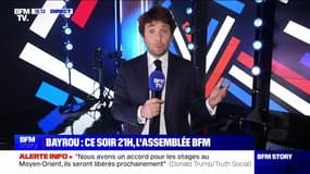 Story 3 : Bayrou, ce soir 21h, l’assemblée BFM - 15/01