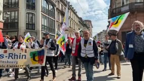 Plusieurs personnes ont été interpellées en marge de la manifestation contre la réforme des retraites à Strasbourg.