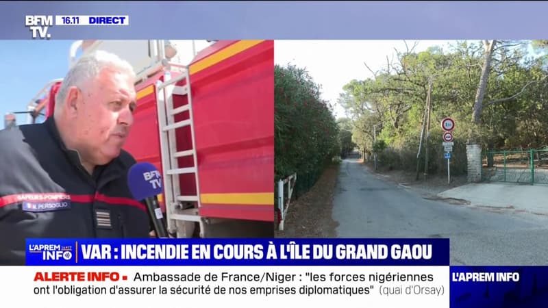 Incendie sur l'île du Grand Gaou: le feu est maîtrisé , annoncent les pompiers