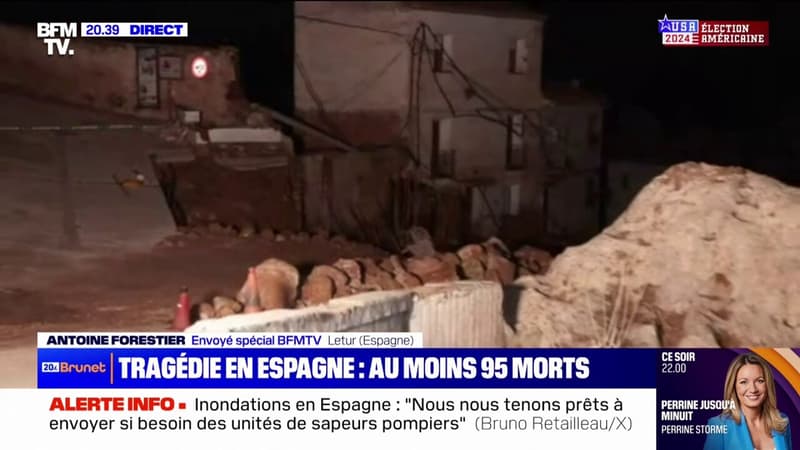 Inondations en Espagne: les recherches se poursuivent à Letur dans la province d'Albacete