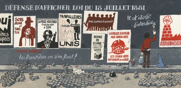 Illustration de Jacques Tardi pour "Chacun de vous est concerné"