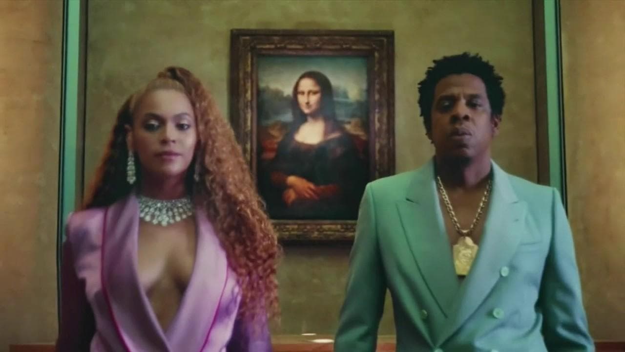 jay z and beyonce music video louvre