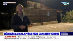 Alpes-Maritimes: hébergés au Mas, après 8 mois dans leur voiture