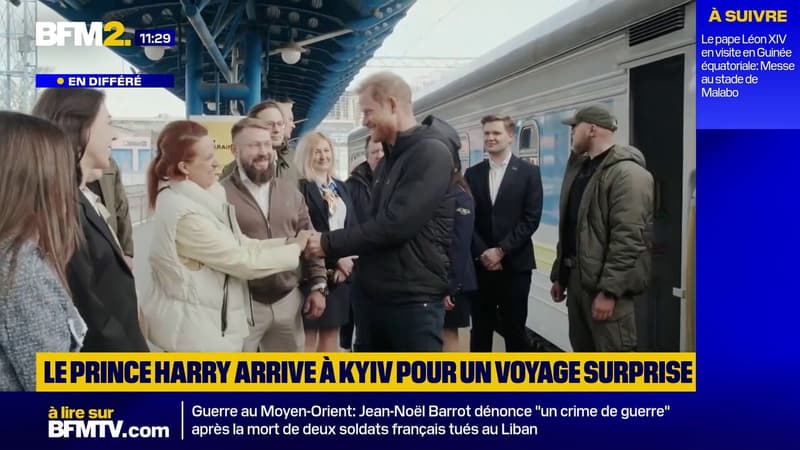 Le prince Harry est arrivé en Ukraine pour une visite surprise
