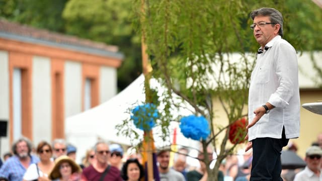 Jean-Luc Mélenchon à Toulouse le 28 août. (Photo d'illustration)