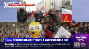 Réforme des retraites: la CGT annonce 300.000 manifestants à Paris