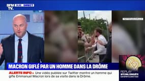 Macron giflé dans la Drôme: "C'est le chef de l'État qui est attaqué et à travers lui c'est l'État qui est attaqué, c'est très grave"