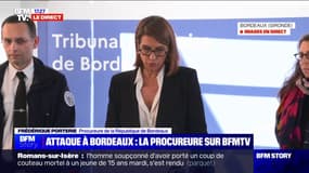 Attaque au couteau à Bordeaux: "Le parquet de Bordeaux a ouvert deux enquêtes judiciaires" détaille la procureure de la République