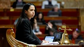 La députée Horizons Naïma Moutchou, le 14 février 2023 à l'Assemblée nationale