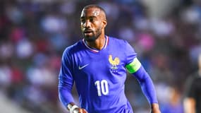 Alexandre Lacazette avec l'équipe de France le 11 juillet 2024