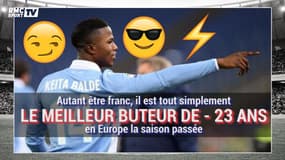 Keita Baldé présenté aux défenses de Ligue 1