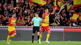 Florian Sotoca, buteur face à Lyon lors de la 9e journée de Ligue 1, le 2 octobre 2022.