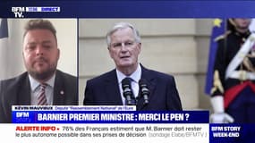 Kévin Mauvieux (RN): "Un, deux, voire trois, ministres RN noyés dans un gouvernement macroniste et LR ne serviraient à rien"