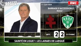 Saint-Étienne de retour en L1: Les larmes de Larqué 