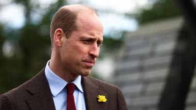 Le prince William au Pays de Galles, le 1er mars 2024.