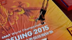 Renaud Lavillenie lors des qualifications des Mondiaux de Pékin