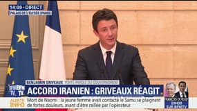 “L’accord iranien n’est pas mort”, affirme Benjamin Griveaux