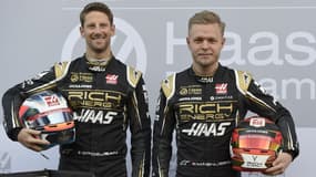 Romain Grosjean et Kevin Magnussen