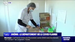 Covid-19: la Drôme, département le plus touché par l'épidémie 