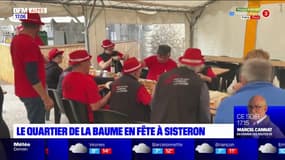 Sisteron: le quartier de la Baume en fête