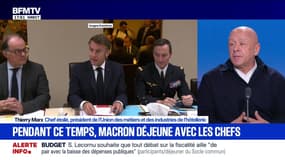 Marschall Truchot : Déjeuner avec Macron, le chef Thierry Marx sur BFMTV - 29/09