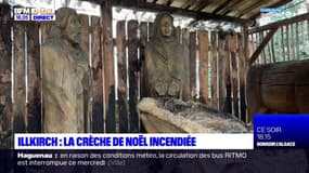 Illkirch: la crèche de Noël incendiée