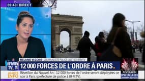 Réveillon du Nouvel An: 12.000 forces de l'ordre seront déployés ce soir à Paris