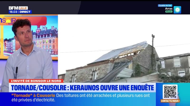 La région de plus en plus touchée par des tornades ? La réponse avec l'invité de Bonsoir le Nord