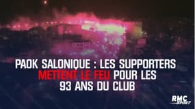 PAOK Salonique : Les incroyables célébrations des supporters pour les 93 ans du club
