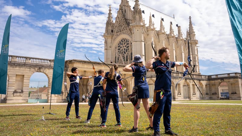 Les archers français à Paris