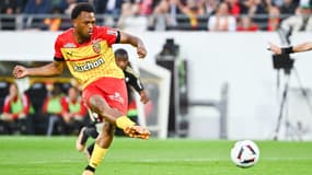 Loïs Openda lors de Lens-Ajaccio (3-0), le 27 mai 2023