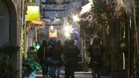 La rue des Orfèvres, à Strasbourg, au lendemain de l'attentat en 2018.