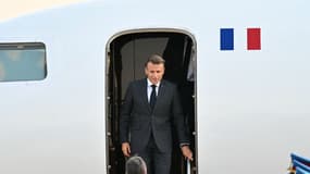 Emmanuel Macron accueilli à Belgrade par le président serbe Aleksandar Vučić le 29 août 2024